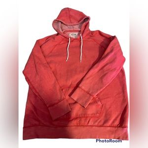 Coral Mossimo supply co hoodie with intentional wear